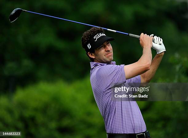 Michael Letzig hits a drive on the first hole during the first round of the BMW Charity Pro-Am presented by SYNNEX Corporation at the Thornblade Club...