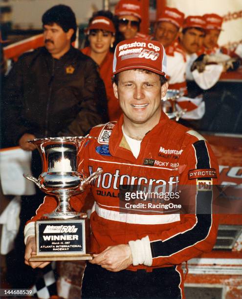 March 15, 1987: If you are going to win a NASCAR Cup race, then what better one to win than the one sponsored by the same company you have on your...