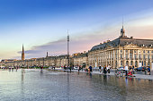 Embankment in Bordeaux, France