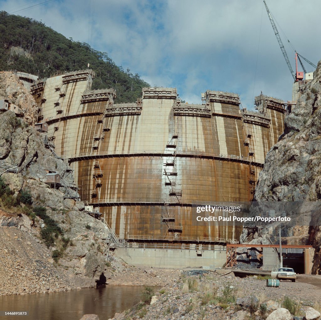 Power Devil Forfm The Devils Gate Dam and hydroelectric power station under... News Photo ...