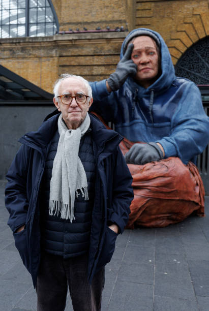 GBR: Giant Sculpture Depicting Homeless Is Unveiled At Kings Cross