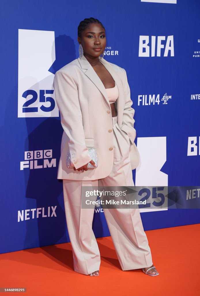 Lauryn Ajufo attends the British Independent Film Awards 2022 at Old