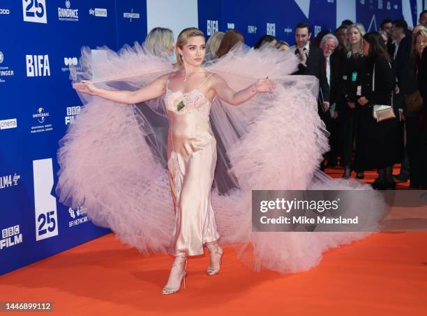 Florence Pugh attends the British Independent Film Awards 2022 at Old Billingsgate on December 04, 2022 in London, England.