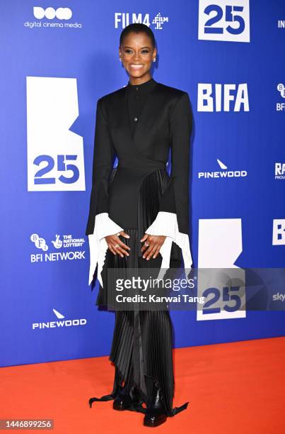Letitia Wright attends the British Independent Film Awards 2022 at Old Billingsgate on December 04, 2022 in London, England.