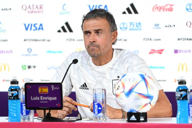 QAT: Spain Press Conference - FIFA World Cup Qatar 2022
