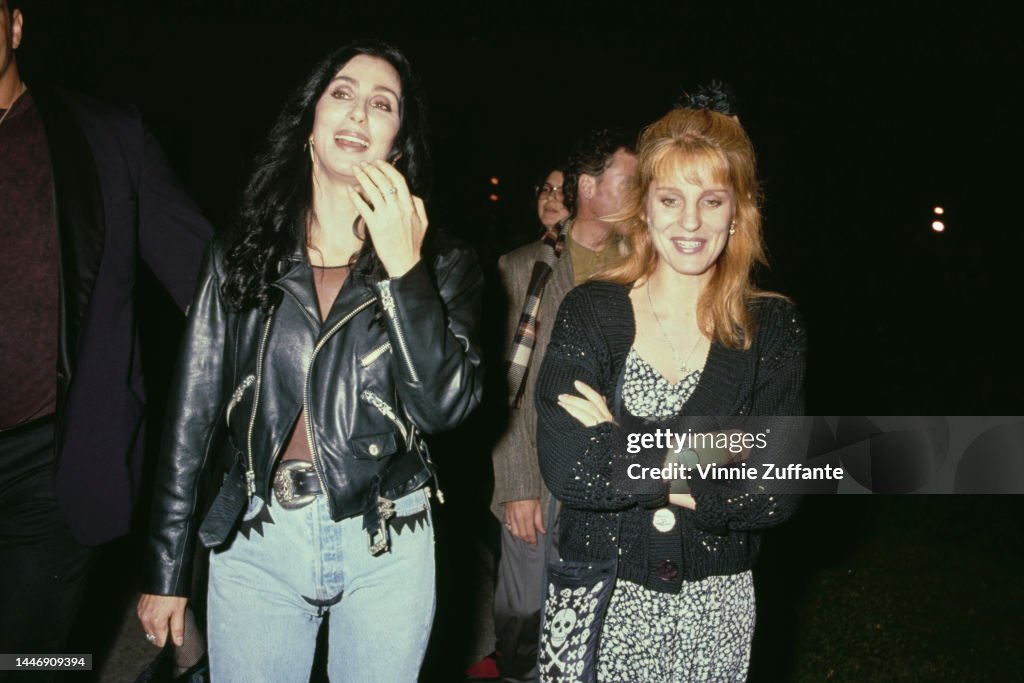 Cher walks with her sister Georgianne LaPierre attend Richie... News