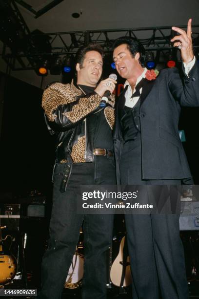 Comedian Andrew Dice Clay attending 'D.A.R.E. Anti-Drug Program Benefit' at Caroline's in New York City, New York, United States, 3rd December 1990.