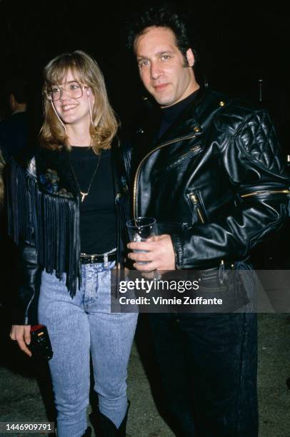 Andrew Dice Clay and an unidentified woman attend that 61st Academy Awards held at the Shrine Auditorium in Los Angeles, California, United States,...