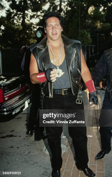 Andrew Dice Clay during 1992 MTV Video Music Awards - Rehearsals at Pauley Pavilion in Los Angeles, California, United States, 5th September 1992.