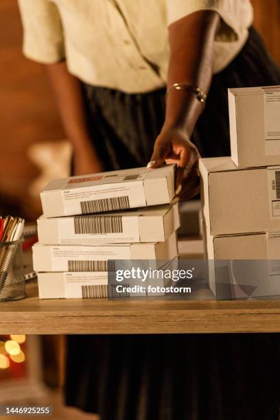 Labeled Boxes Photos and Premium High Res Pictures - Getty Images