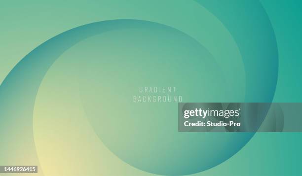 green and yellow swirl gradient background - us mint stock illustrations