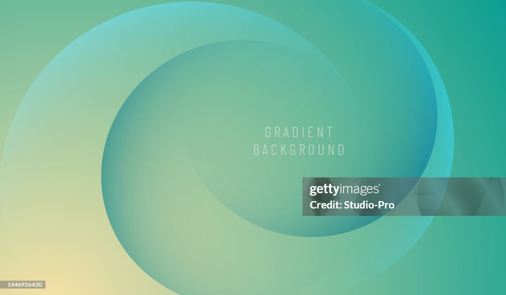 3d Ecology Theme Gradient Swirl Background High-Res Vector Graphic ...