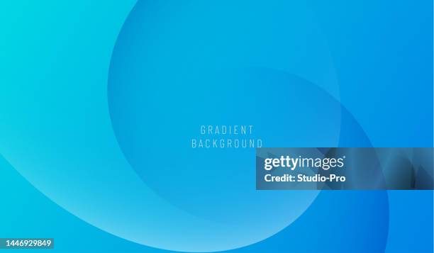 gradient soft blue 3d wave design gradient background - website banner stock illustrations