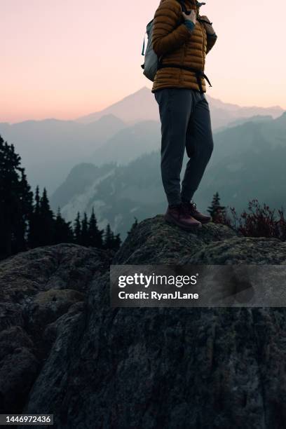 Alpine In Ridge Line 63 Shoes And Top View Silhouette Stock Photos, High-Res Pictures, and ...