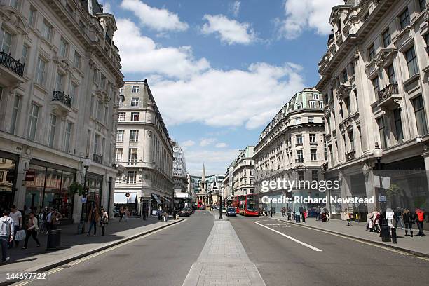 regent street - regent street stock pictures, royalty-free photos & images