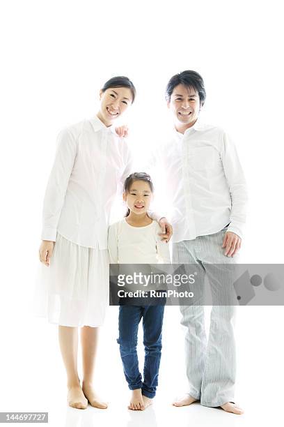 family,portrait - asian man barefoot foto e immagini stock