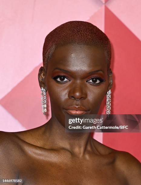 Sheila Atim attends The Fashion Awards 2022 at the Royal Albert Hall on December 05, 2022 in London, England.