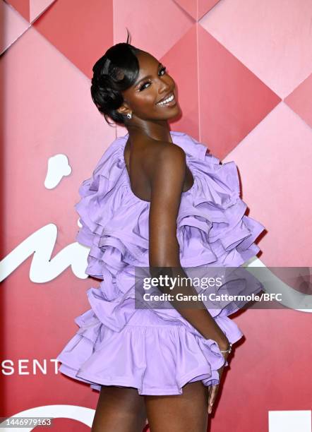 Leomie Anderson attends The Fashion Awards 2022 at the Royal Albert Hall on December 05, 2022 in London, England.