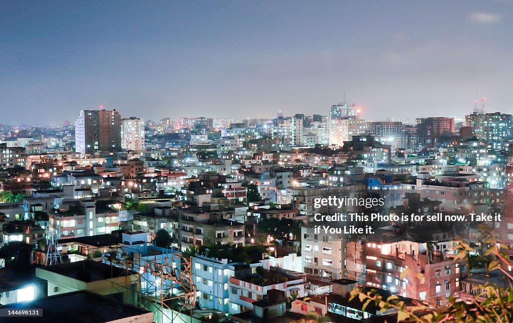 Dhaka at night