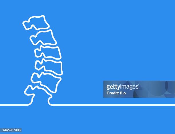 spine background - physiotherapy stock illustrations