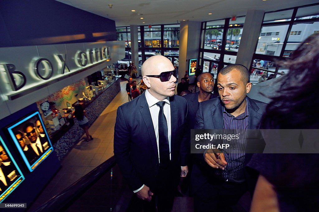 Rapper Pitbull Arrives For The Red Carpet Screening Of Men In Black rapper-pitbull-arrives-for-the-red-carpet-screening-of-men-in-black