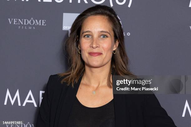 Actress Julie de Bona attends the "Maestro" Premiere At Cinema UGC Normandie on December 05, 2022 in Paris, France.