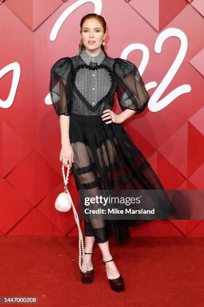 Angela Scanlon attends The Fashion Awards 2022 at the Royal Albert Hall on December 05, 2022 in London, England.