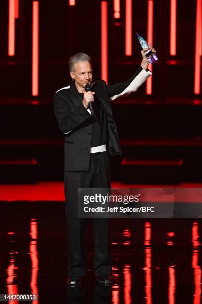 Jefferson Hack receives the Special Recognition Award for Cultural Curation on stage during The Fashion Awards 2022 at the Royal Albert Hall on...