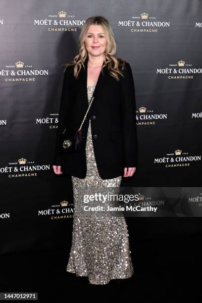 Katarina Wos attends the Moet & Chandon Holiday Season Celebration at Lincoln Center on December 05, 2022 in New York City.
