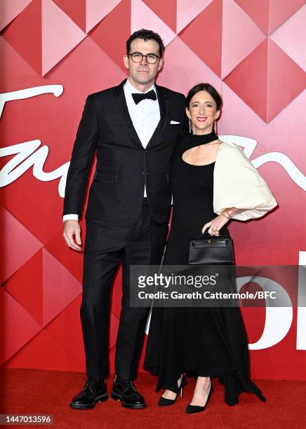 Adam Mosseri and Monica Mosseri attend The Fashion Awards 2022 at the Royal Albert Hall on December 05, 2022 in London, England.