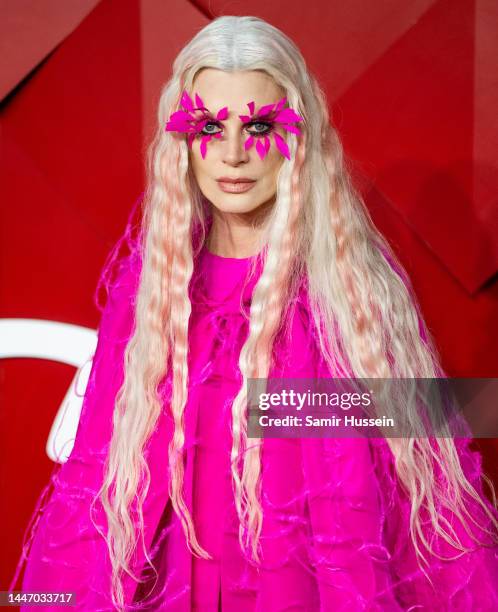 Kristen McMenamy attends The Fashion Awards 2022 at the Royal Albert Hall on December 05, 2022 in London, England.