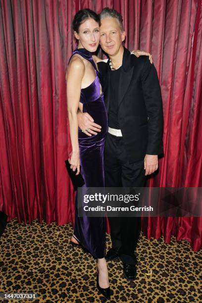 Jefferson Hack and Anna Cleveland attend The Twenty Two party to celebrate Jefferson Hack hosted by Tilda Swinton and Lila Moss on December 05, 2022...