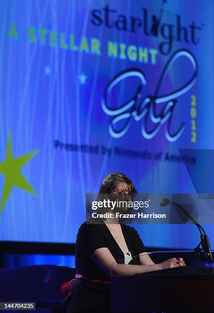 Nikki Riddle attends the Starlight Children's Foundation Annual "A Stellar Night" Gala held at The Beverly Hilton Hotel on May 17, 2012 in Beverly...