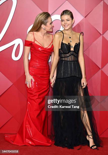 Amanda Holden and Alexa Louise Florence Hughes attend The Fashion Awards 2022 at the Royal Albert Hall on December 05, 2022 in London, England.