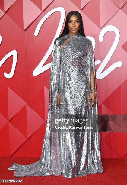 Naomi Campbell attends The Fashion Awards 2022 at the Royal Albert Hall on December 05, 2022 in London, England.