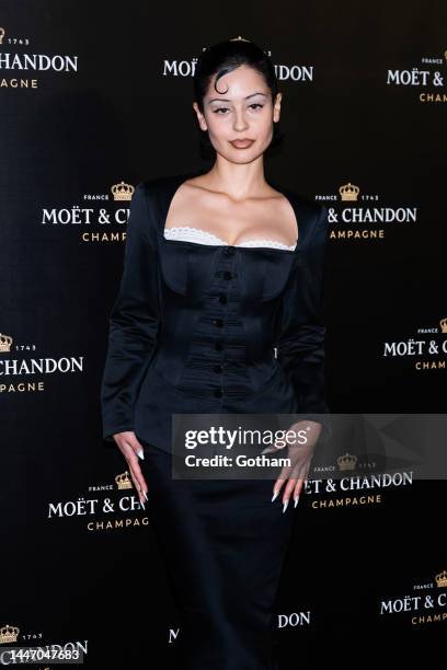 Alexa Demie attends the Moet & Chandon Holiday Season Celebration at Lincoln Center on December 05, 2022 in New York City.