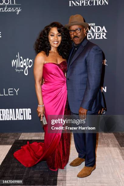 Angela Bassett and Courtney B. Vance attend Critics Choice Association's 5th Annual Celebration Of Black Cinema & Television at Fairmont Century...