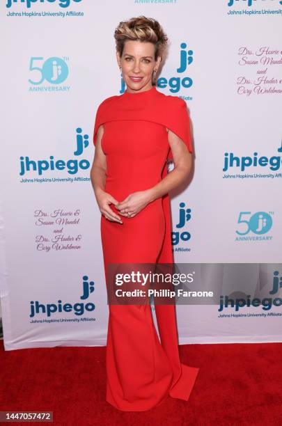 Evangeline Lilly attends the 2022 Jhpiego Awards Ceremony at Beverly Wilshire, A Four Seasons Hotel on December 05, 2022 in Beverly Hills, California.