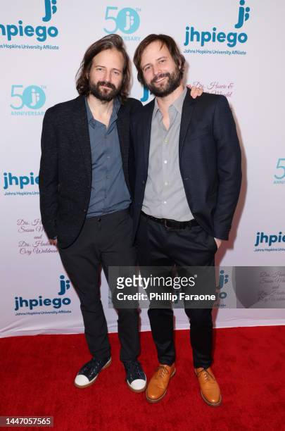 Matt Duffer and Ross Duffer attend the 2022 Jhpiego Awards Ceremony at Beverly Wilshire, A Four Seasons Hotel on December 05, 2022 in Beverly Hills,...