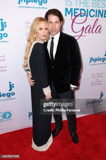 Rachel Zoe and Rodger Berman attend the 2022 Jhpiego Awards Ceremony at Beverly Wilshire, A Four Seasons Hotel on December 05, 2022 in Beverly Hills,...