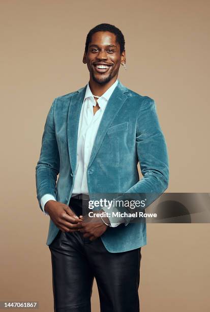 Quincy Isaiah poses in the IMDb Exclusive Portrait Studio at The Critics Choice Association 5th Annual Celebration of Black Cinema & Television at...