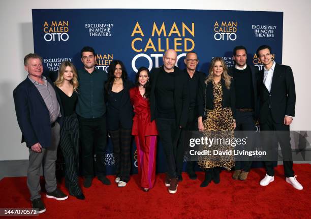 David Magee, Kelly Lamor Wilson, Truman Hanks, Renée Wolfe, Mariana Treviño, Marc Forster, Tom Hanks, Rita Wilson, Manuel Garcia-Rulfo, and Fredrik...