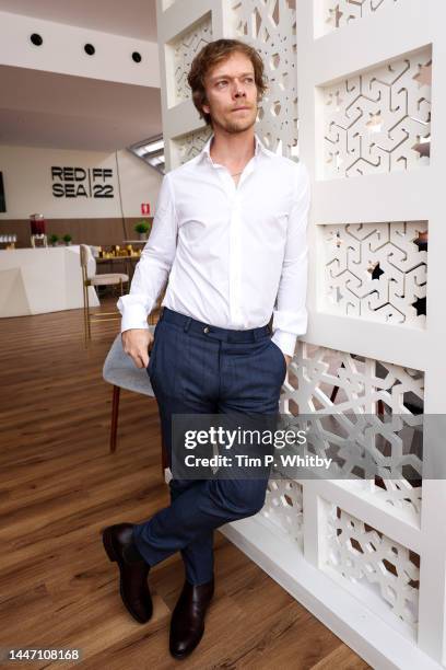 Alfie Allen poses during the "SAS Rogue Heroes" press junket at the Red Sea International Film Festival on December 06, 2022 in Jeddah, Saudi Arabia.