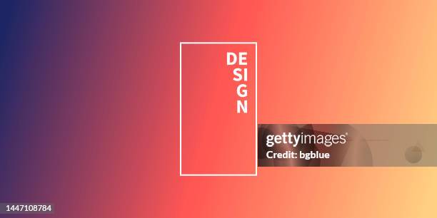 abstract blurred background - defocused red gradient - abstract shapes pink orange and black stock illustrations