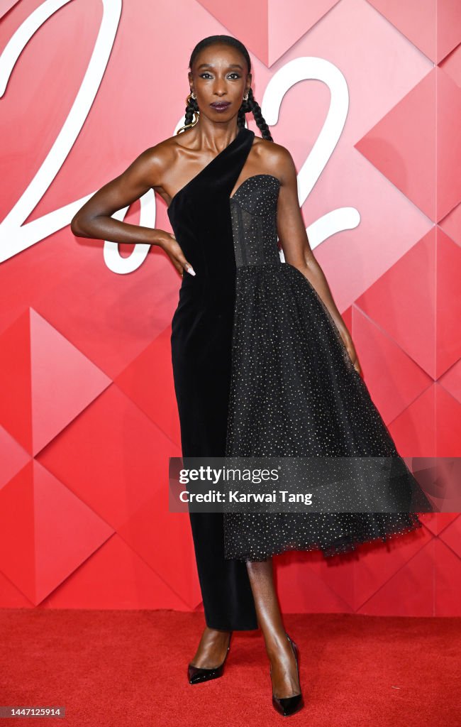 Eunice Olumide attends The Fashion Awards 2022 at the Royal Albert