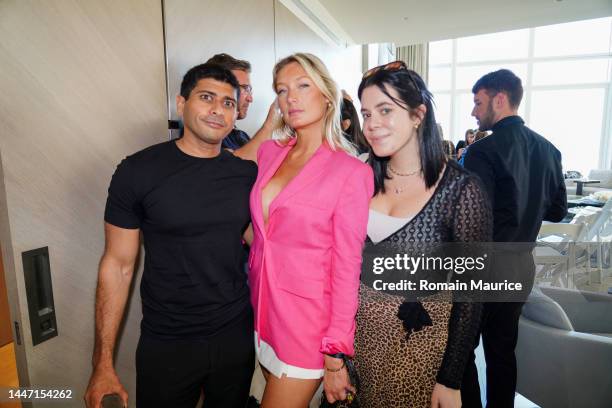 Shashi Menon, Casey Craig and Cam Thompson attend Metaverse Fashion Week x MIAFW Art Basel Event For Fashion Future Heritage 2023 at Four Seasons...