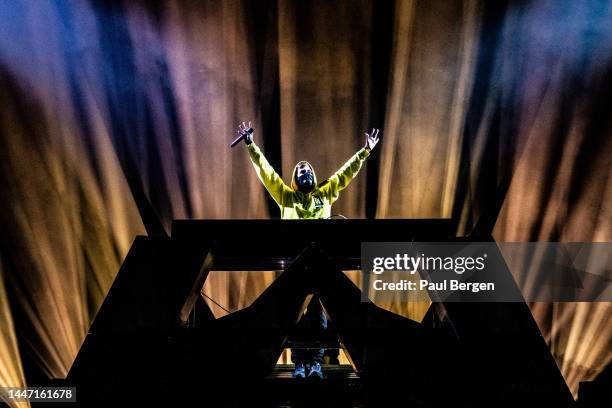 Dj Alan Walker performs on stage in Afas Live at Amsterdam Dance Event, Amsterdam, Netherlands 19th Oktober 2022.