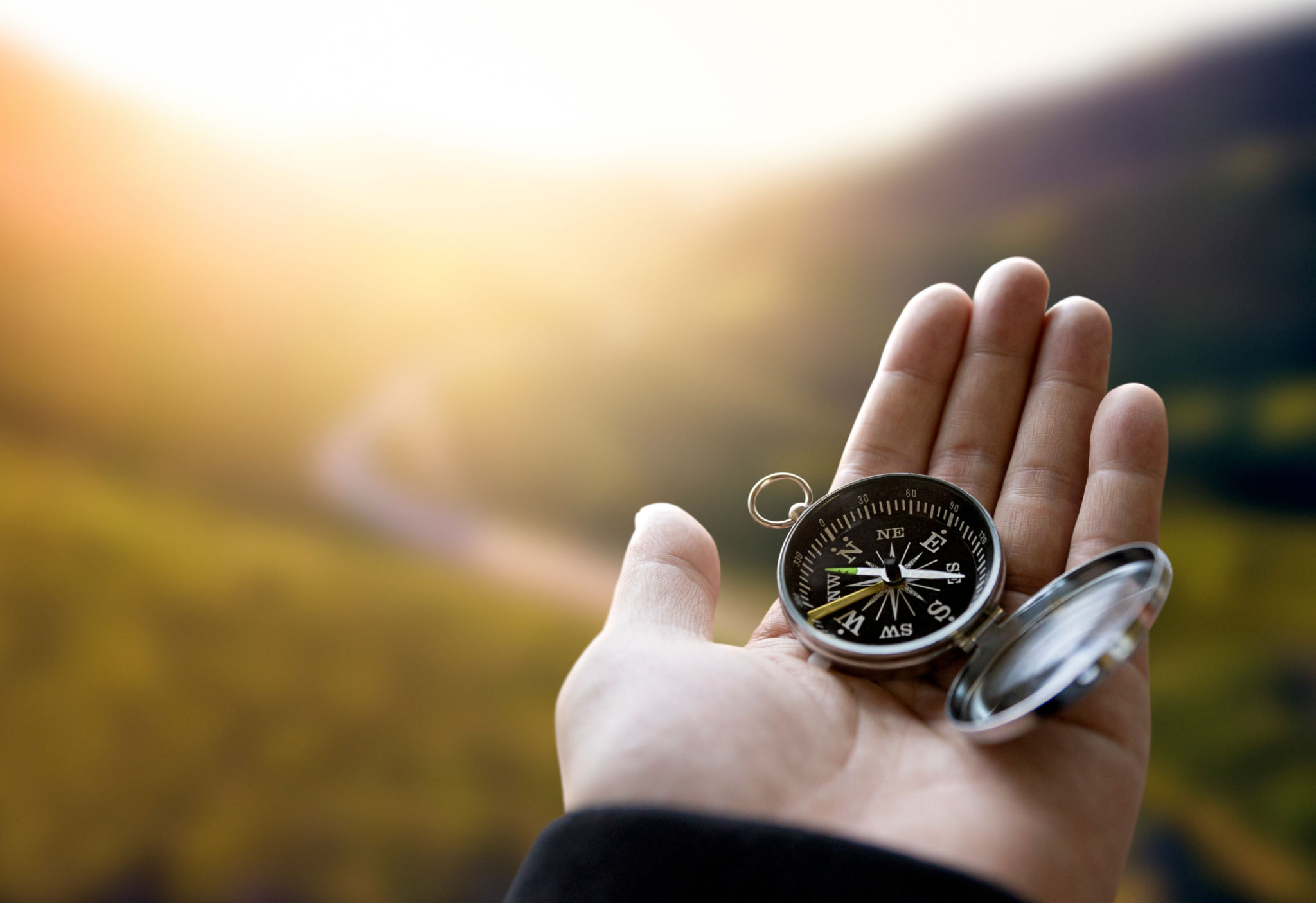 hiking compass