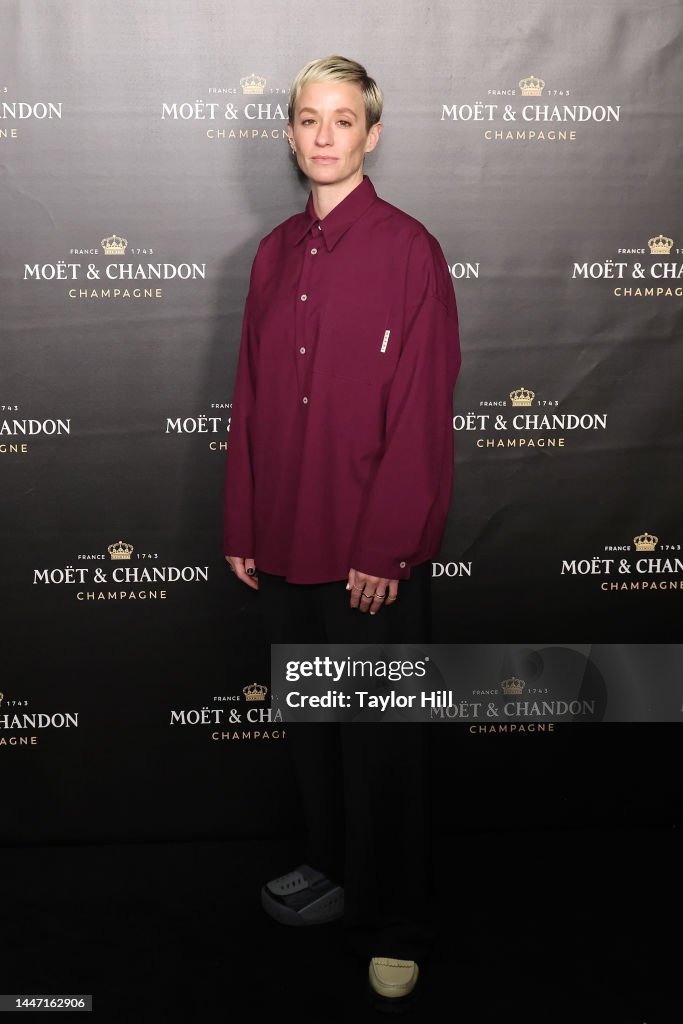 Megan Rapinoe attends the 2022 Moet & Chandon Holiday Celebration at