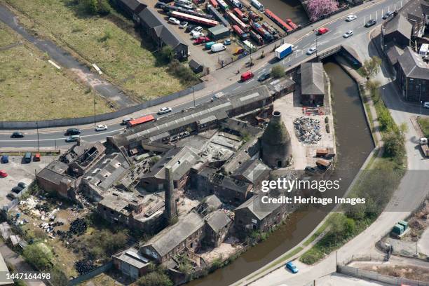 The derelict Price and Kensington Teapot Works in Longport, City of Stoke-on-Trent, 2021. Creator: Damian Grady.